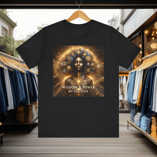 Wisdom & Power – Warrior’s Before Signature Tee | Goddess Frequency Collection - OMG! Rose