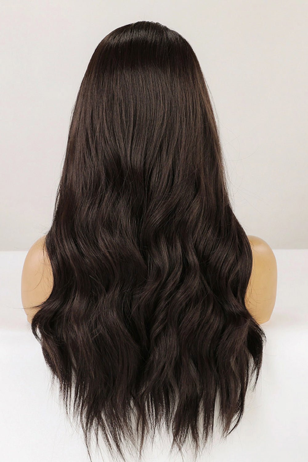 13*2" Lace Front Wigs Synthetic Long Wave 26" Heat Safe 150% Density in Brown - OMG! Rose