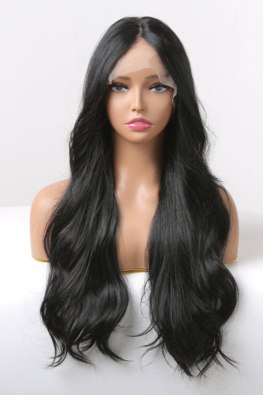 13*2" Lace Front Wigs Synthetic Long Wavy 24" 150% Density - OMG! Rose