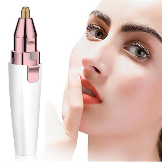 2 In 1 Electric Eyebrow Trimmer - OMG! Rose