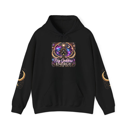 Big Goddess Energy Hoodie – Celestial Nubian | Goddess Frequency Collection - OMG! Rose