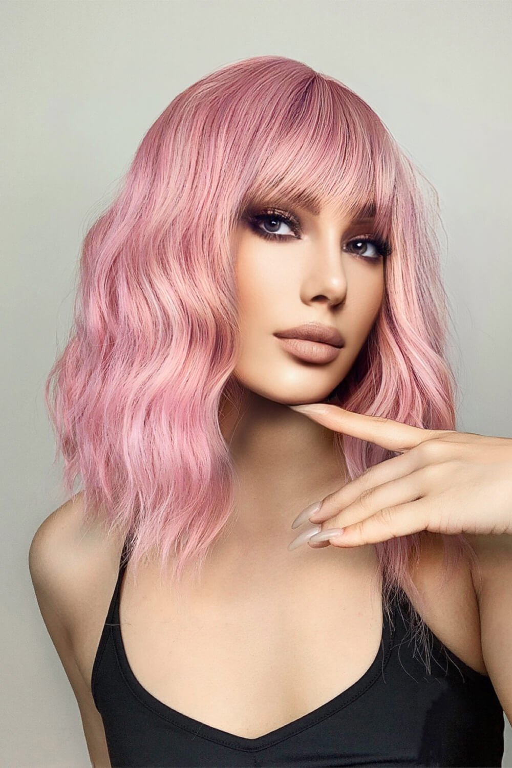 Bobo Wave Synthetic Wigs 12'' - OMG! Rose