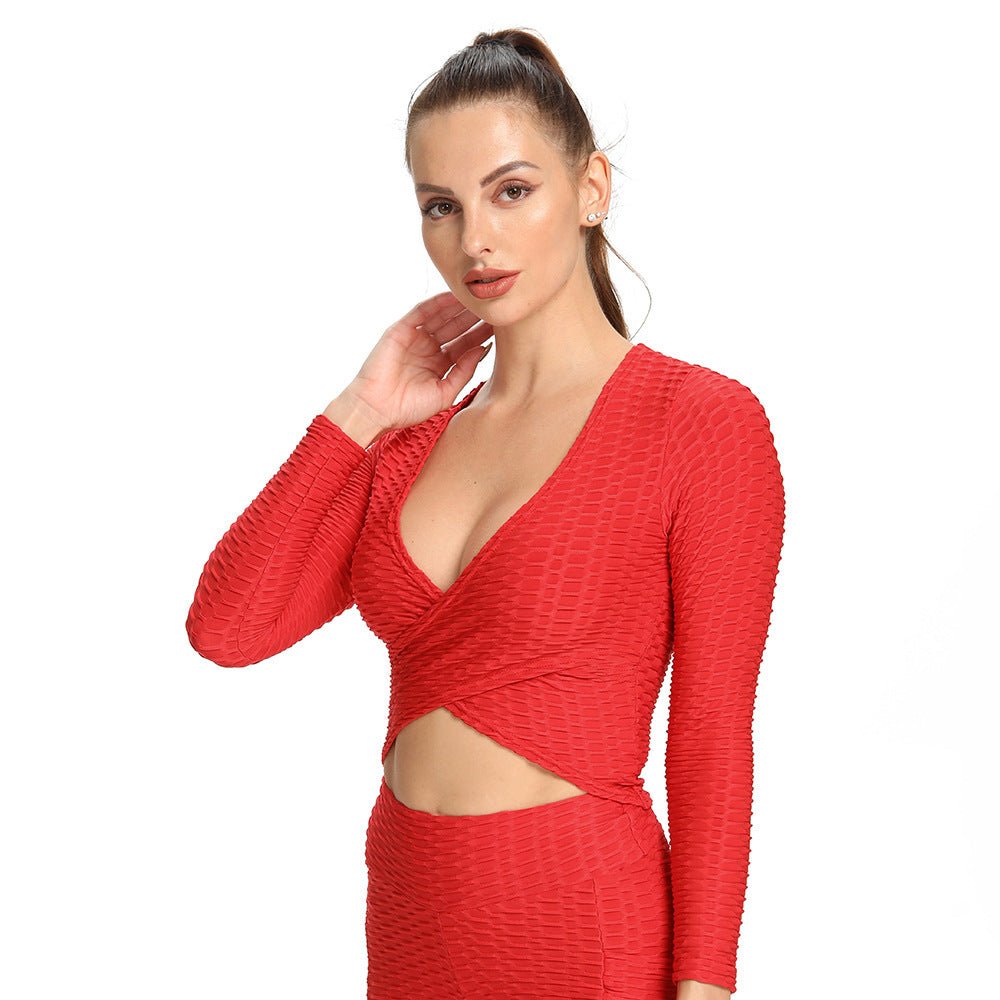 Cross-slim Yoga Jacquard - OMG! Rose