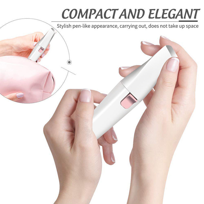 2 In 1 Electric Eyebrow Trimmer - OMG! Rose