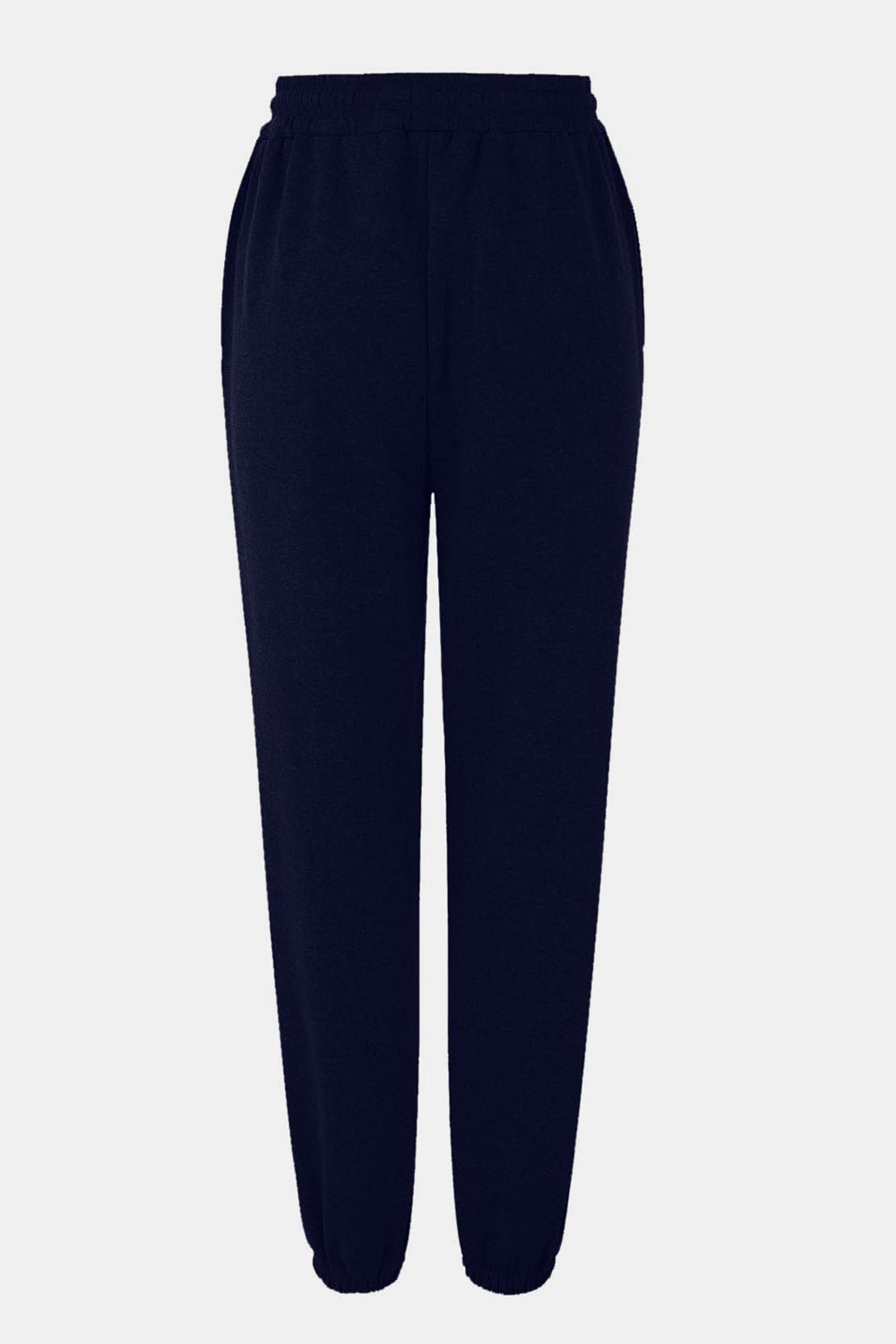 Elastic Waist Joggers with Pockets - OMG! Rose