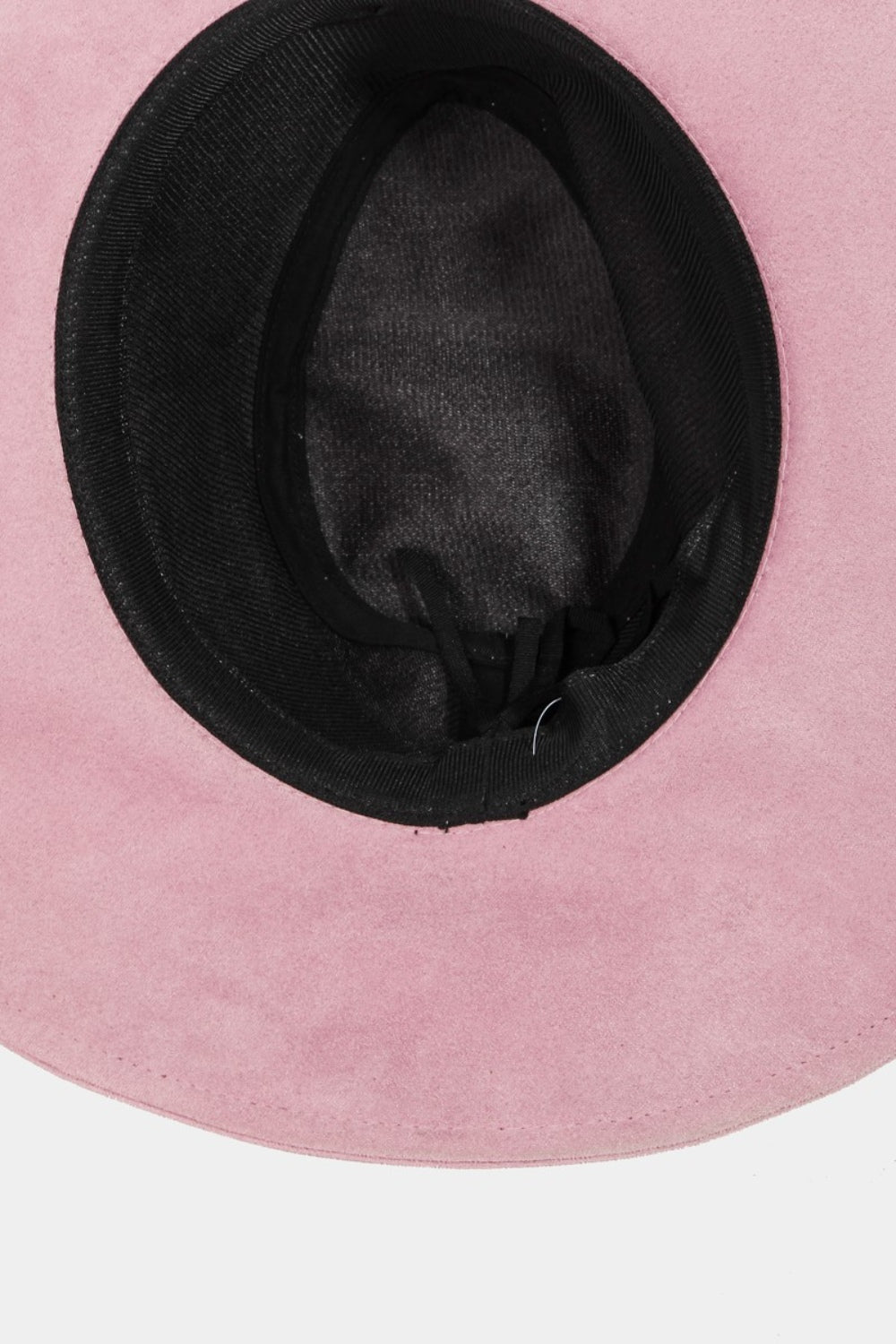 Fame Braided Faux Suede Hat - OMG! Rose