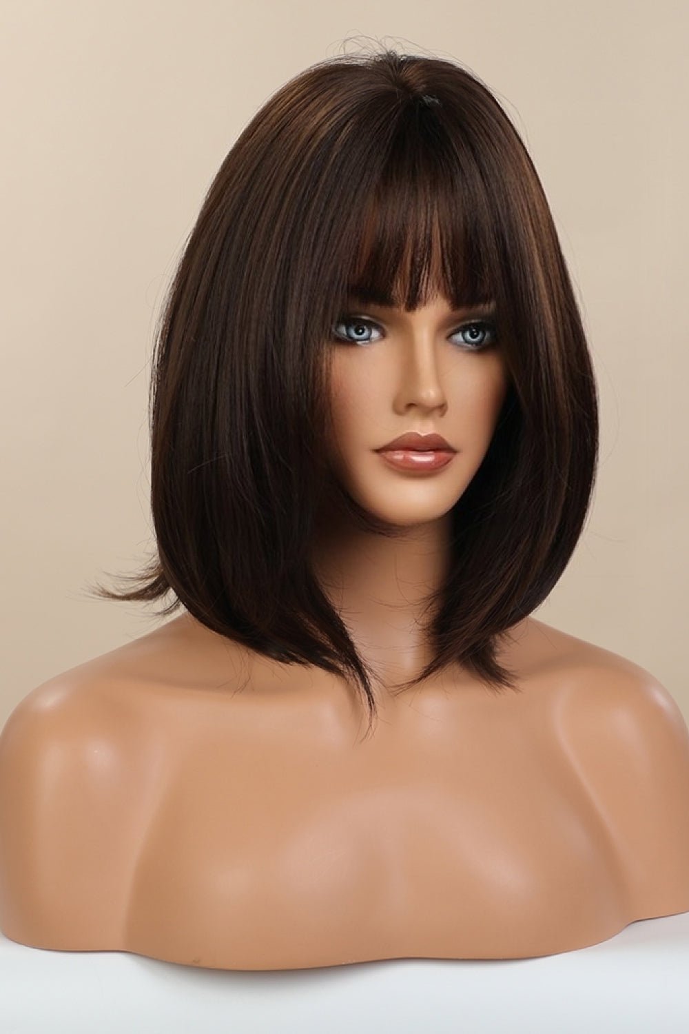 Full - Machine Bobo Synthetic Wigs 9'' - OMG! Rose