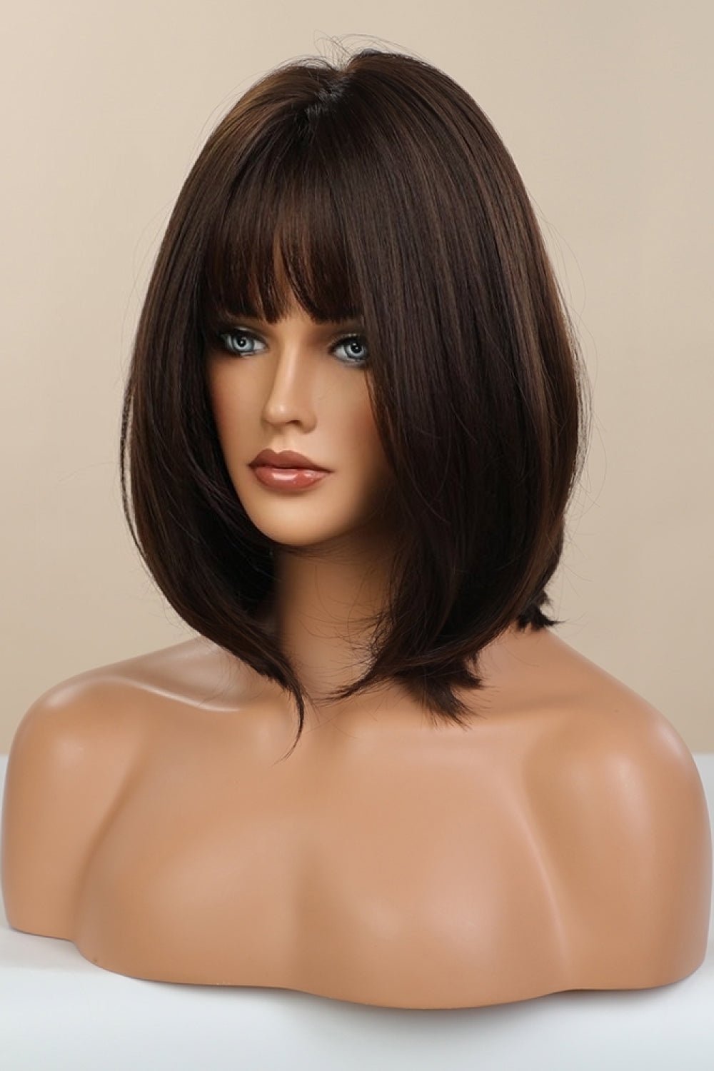 Full - Machine Bobo Synthetic Wigs 9'' - OMG! Rose