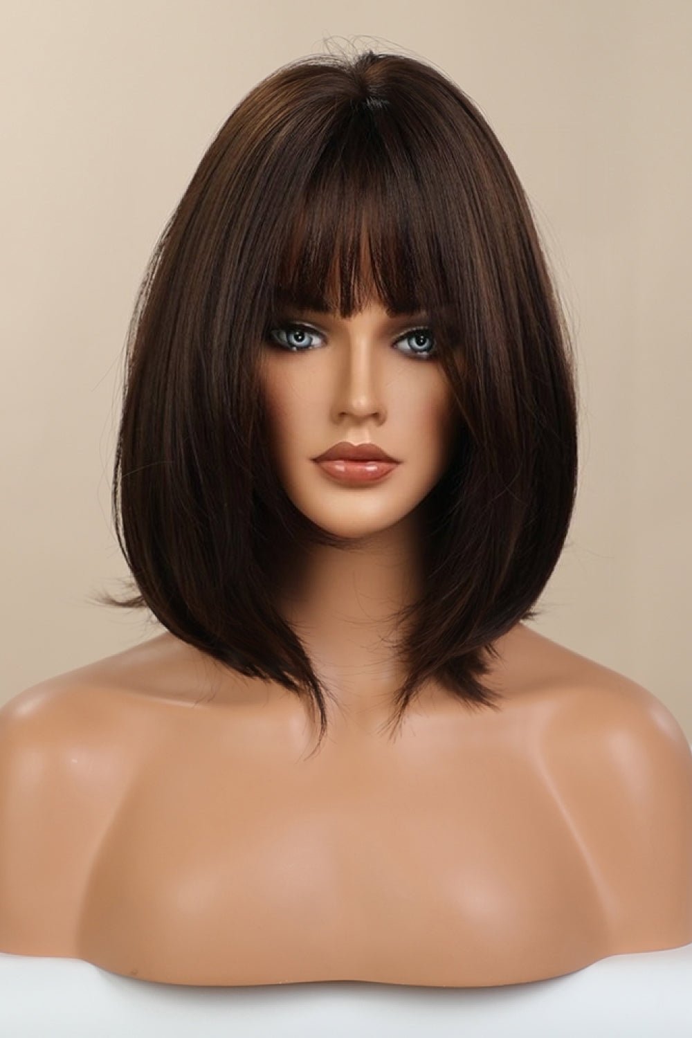 Full - Machine Bobo Synthetic Wigs 9'' - OMG! Rose