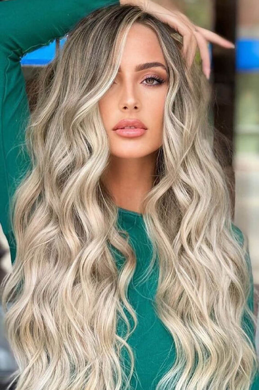 Full Machine Made Long Wave Wigs 26'' - OMG! Rose