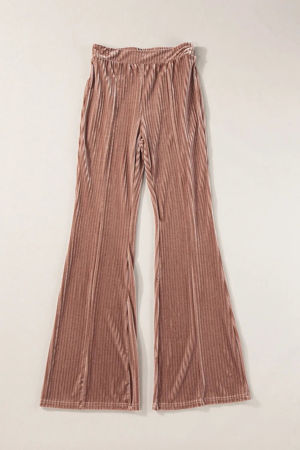 High Waist Bootcut Pants - OMG! Rose