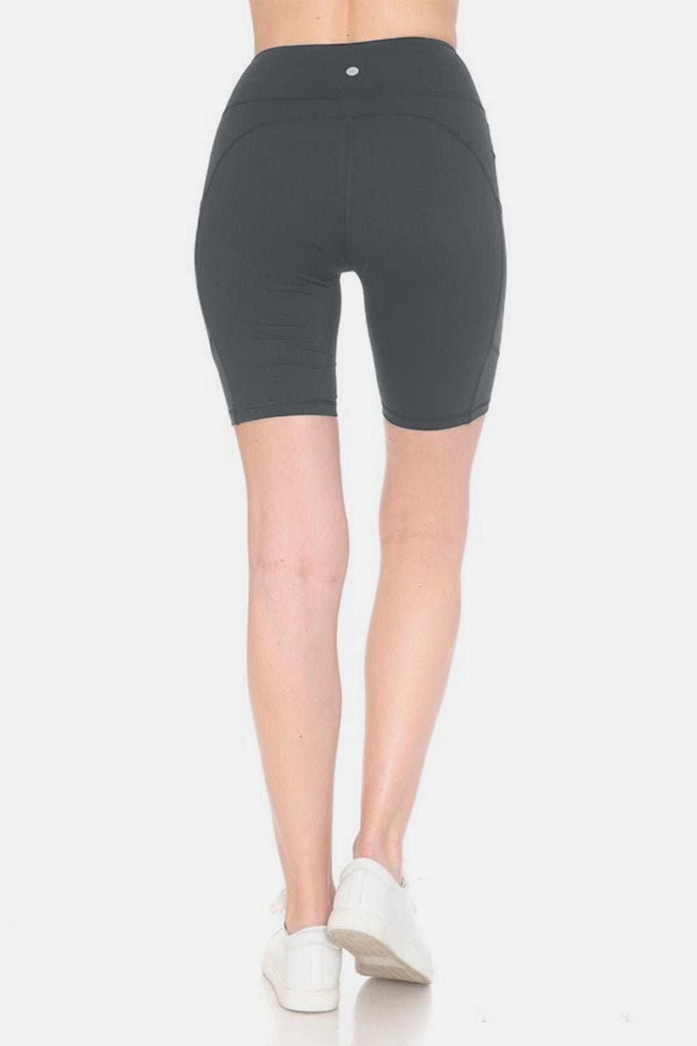 Leggings Depot Full Size High Waist Active Shorts - OMG! Rose