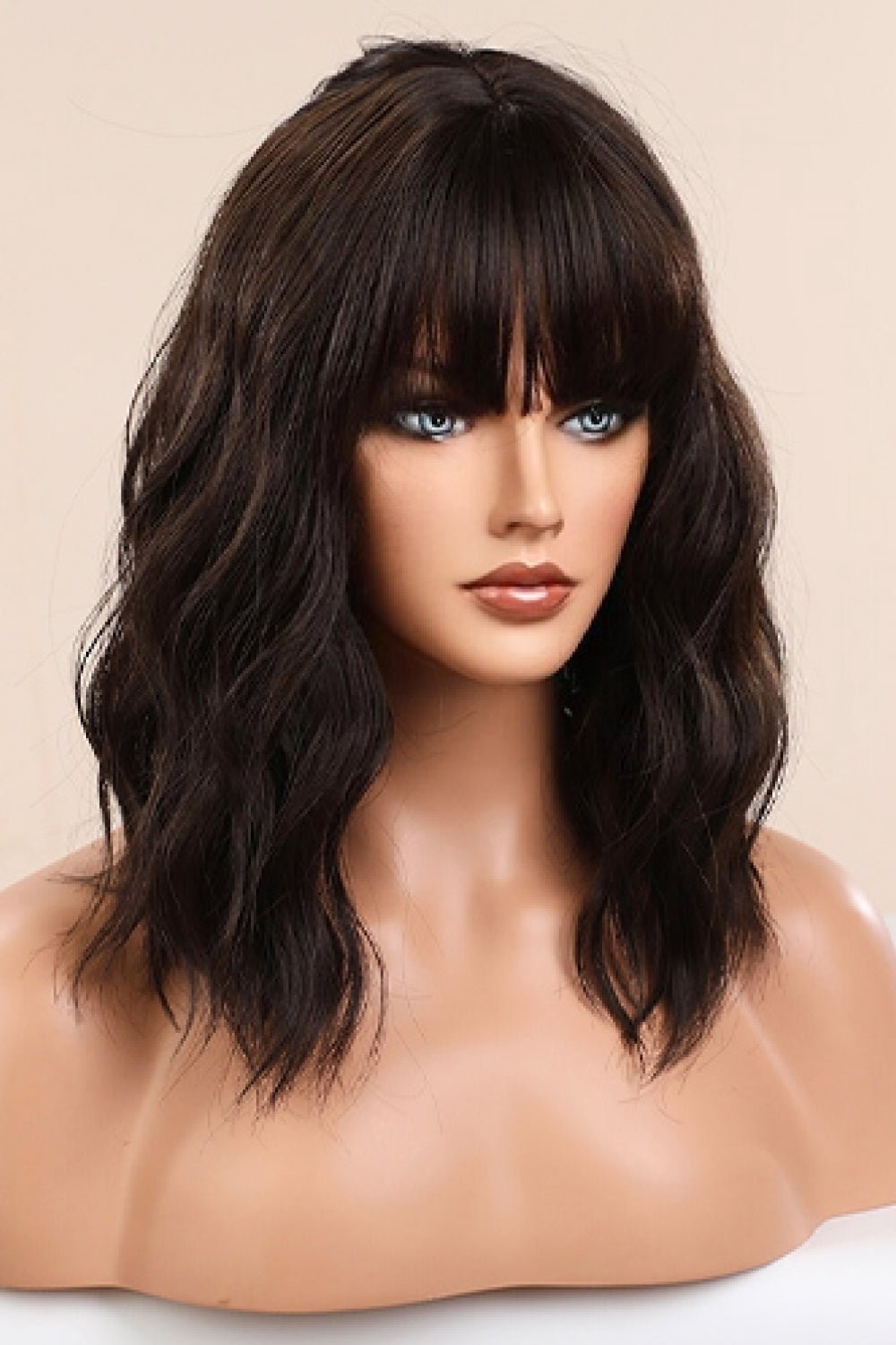 Natural Looking Synthetic Full Machine Bobo Wigs 12'' - OMG! Rose