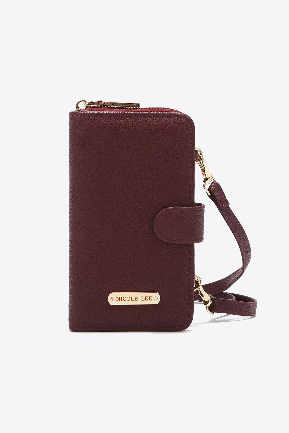Nicole Lee USA Two - Piece Crossbody Phone Case Wallet - OMG! Rose