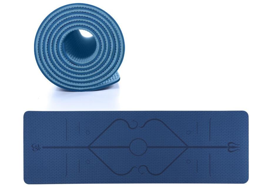 Non Slip TPE Yoga Mat - OMG! Rose