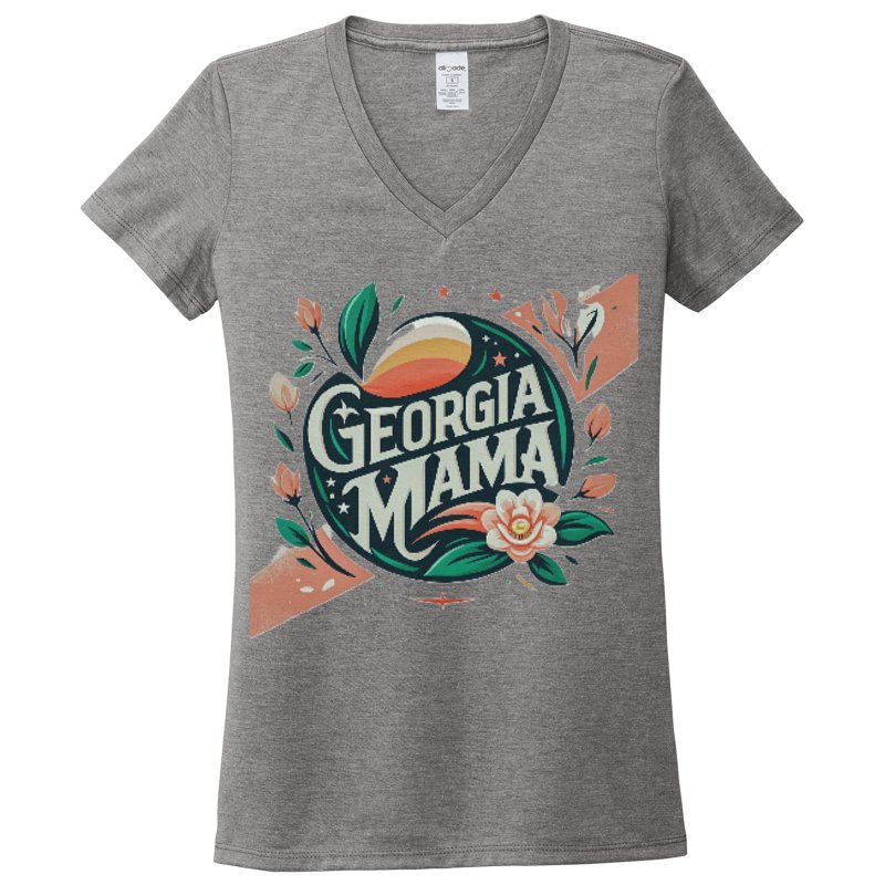 OMG! Rose Georgia Mama Tri-Blend V-Neck T-Shirt - OMG! Rose