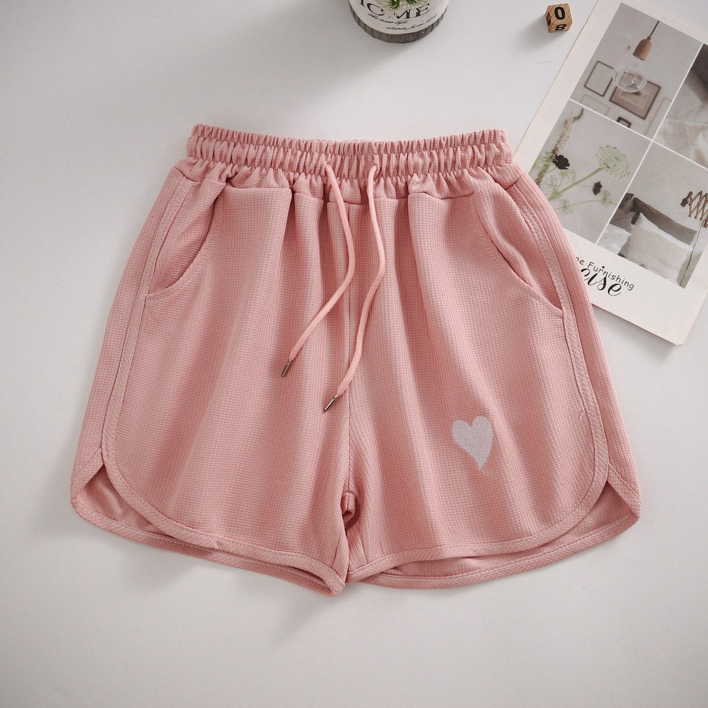 Plus Size Sports Shorts - OMG! Rose