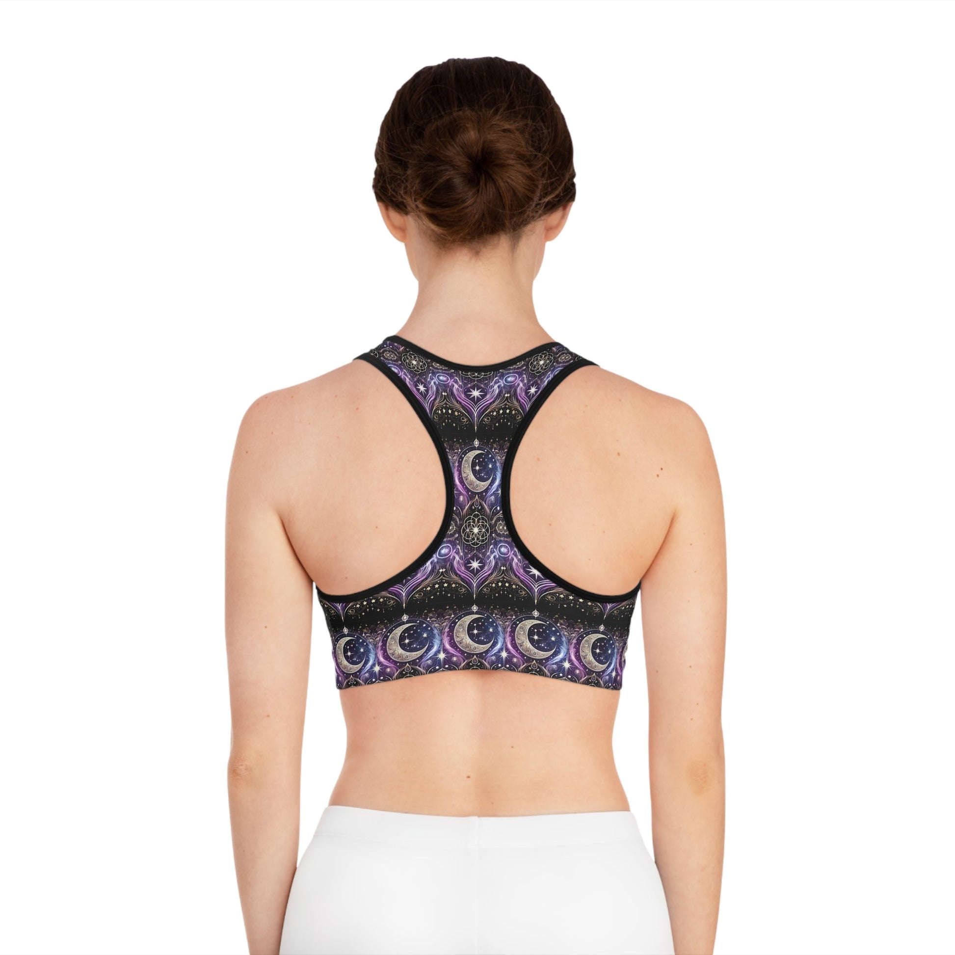 Sacred Moon Energy Sports Bra - OMG! Rose