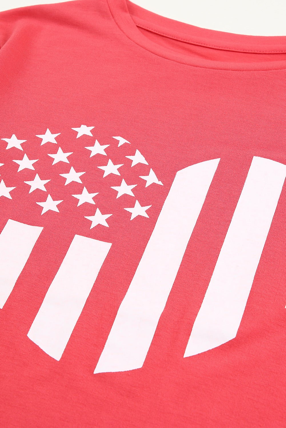 Stars and Stripes Graphic Tee Shirt - OMG! Rose