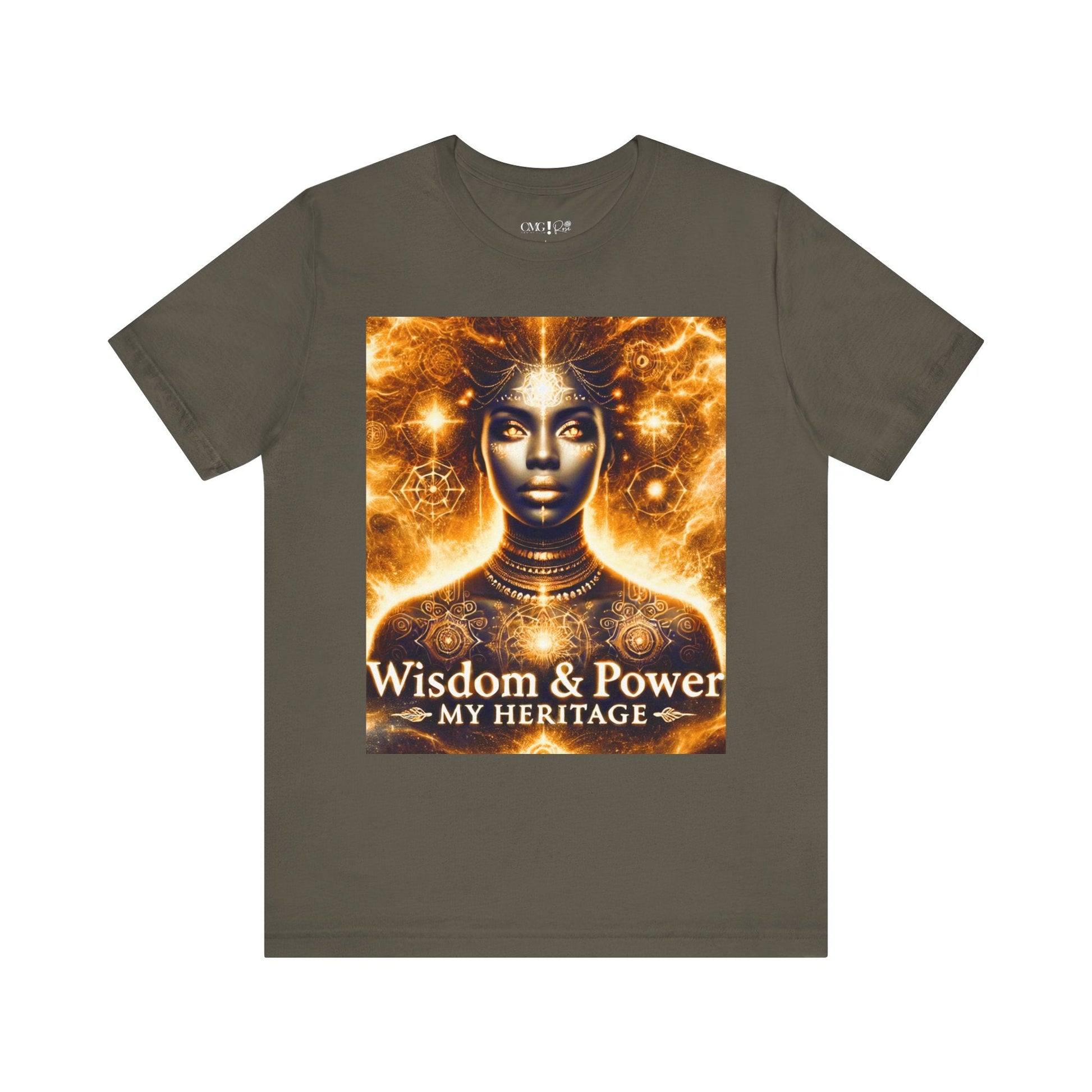 Wisdom & Power - My Heritage T-Shirt | Goddess Frequency Collection - OMG! Rose