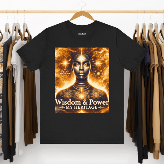 Wisdom & Power - My Heritage T-Shirt | Goddess Frequency Collection - OMG! Rose