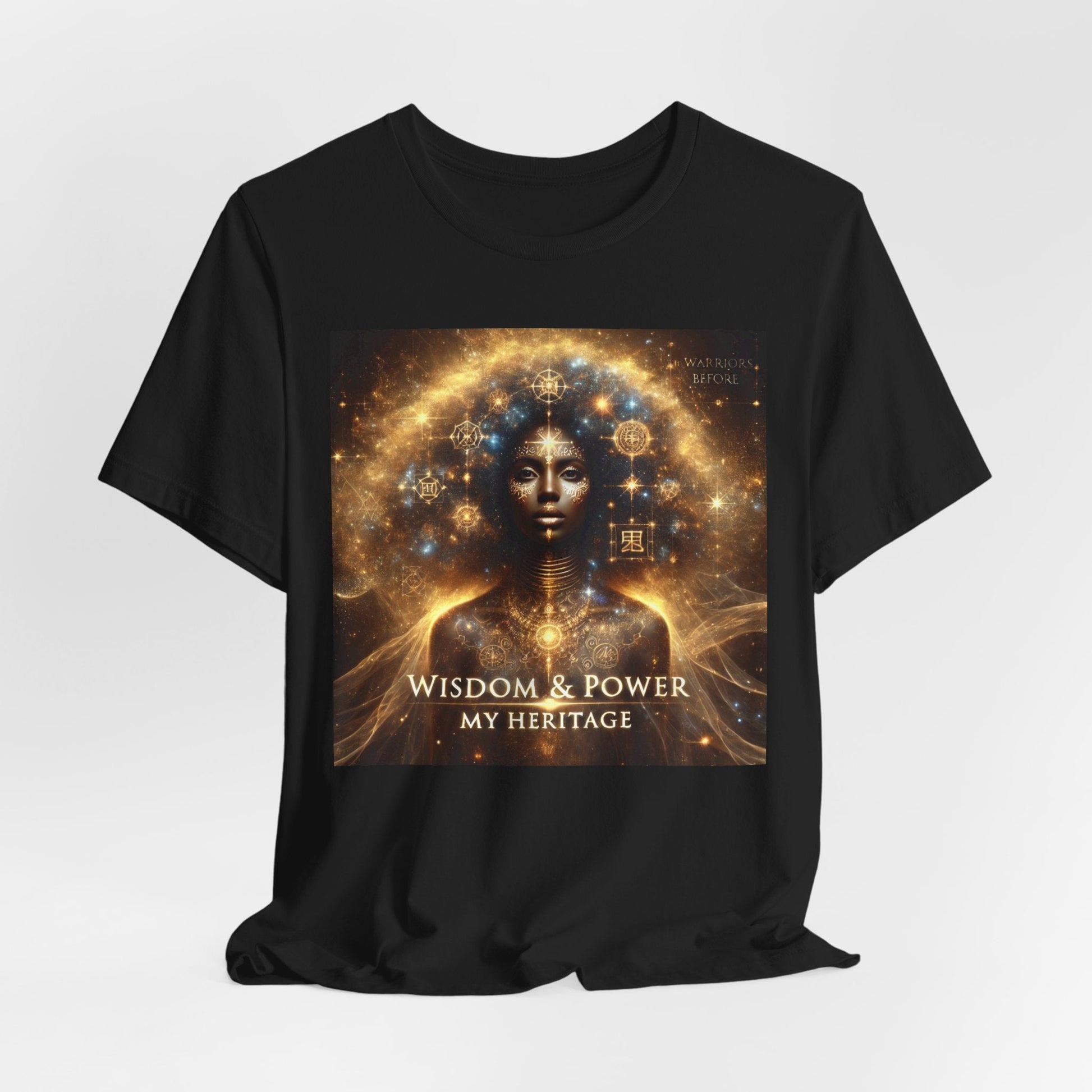Wisdom & Power – Warrior’s Before Signature Tee | Goddess Frequency Collection - OMG! Rose