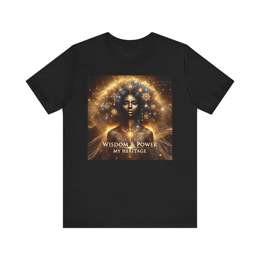 Wisdom & Power – Warrior’s Before Signature Tee | Goddess Frequency Collection - OMG! Rose