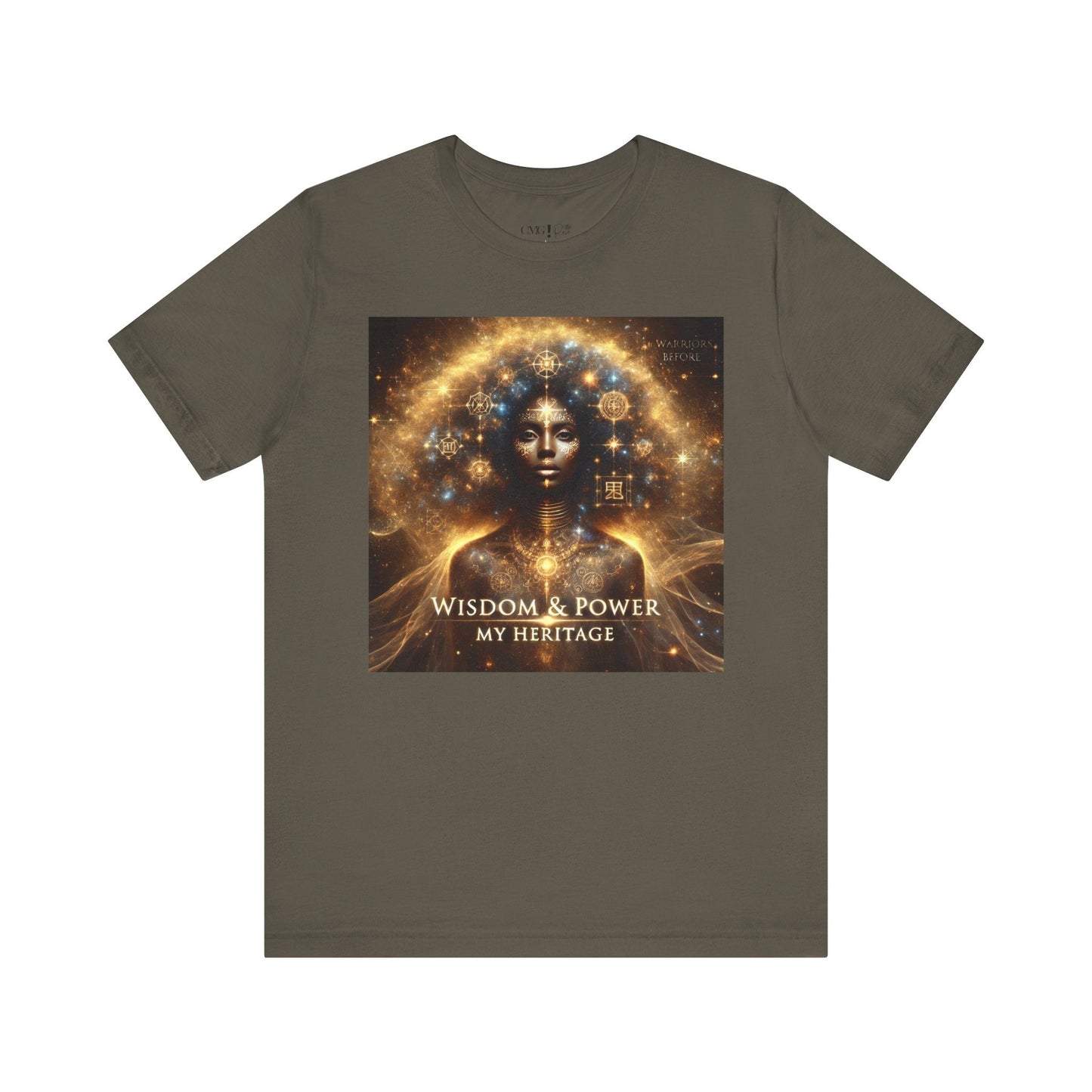 Wisdom & Power – Warrior’s Before Signature Tee | Goddess Frequency Collection - OMG! Rose