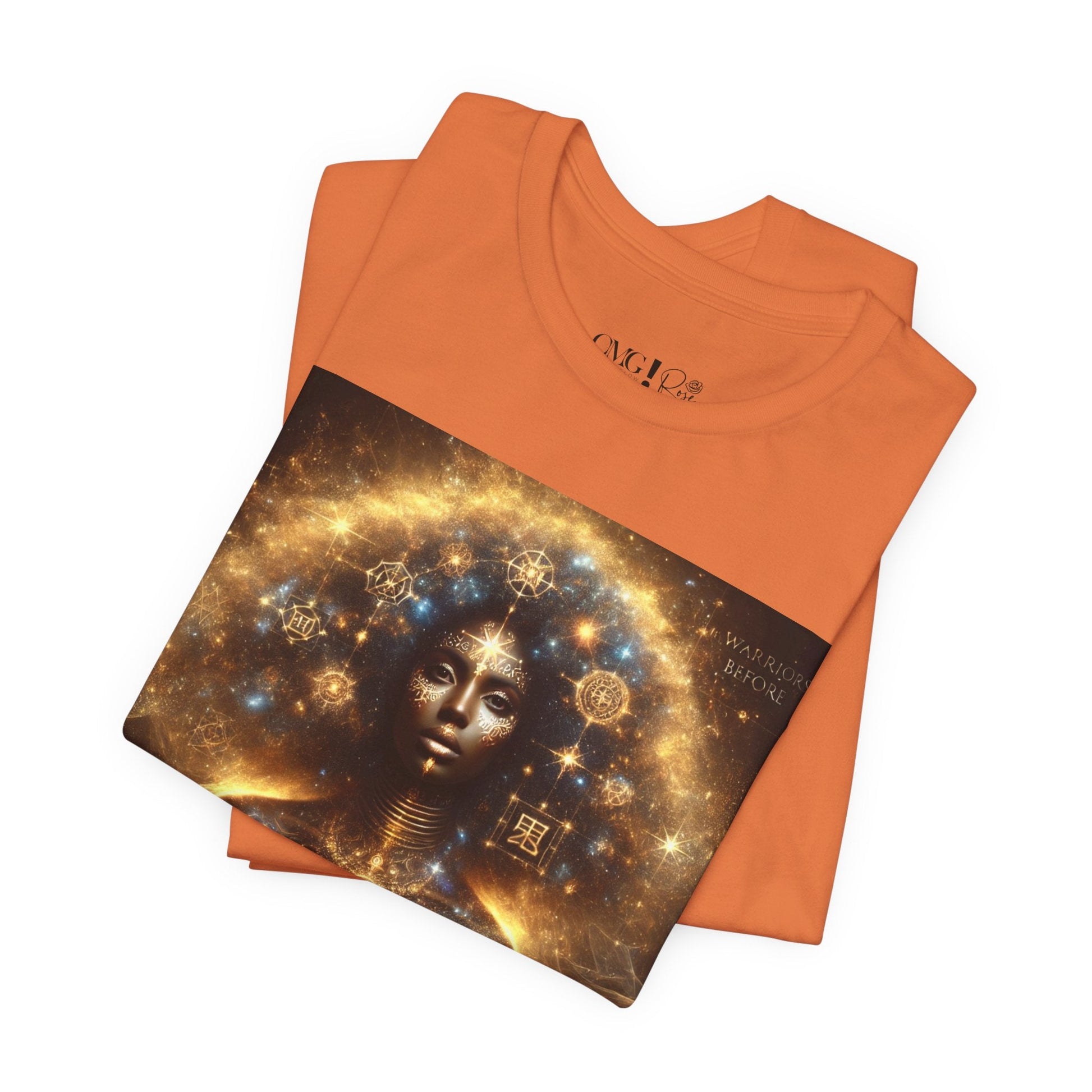 Wisdom & Power – Warrior’s Before Signature Tee | Goddess Frequency Collection - OMG! Rose