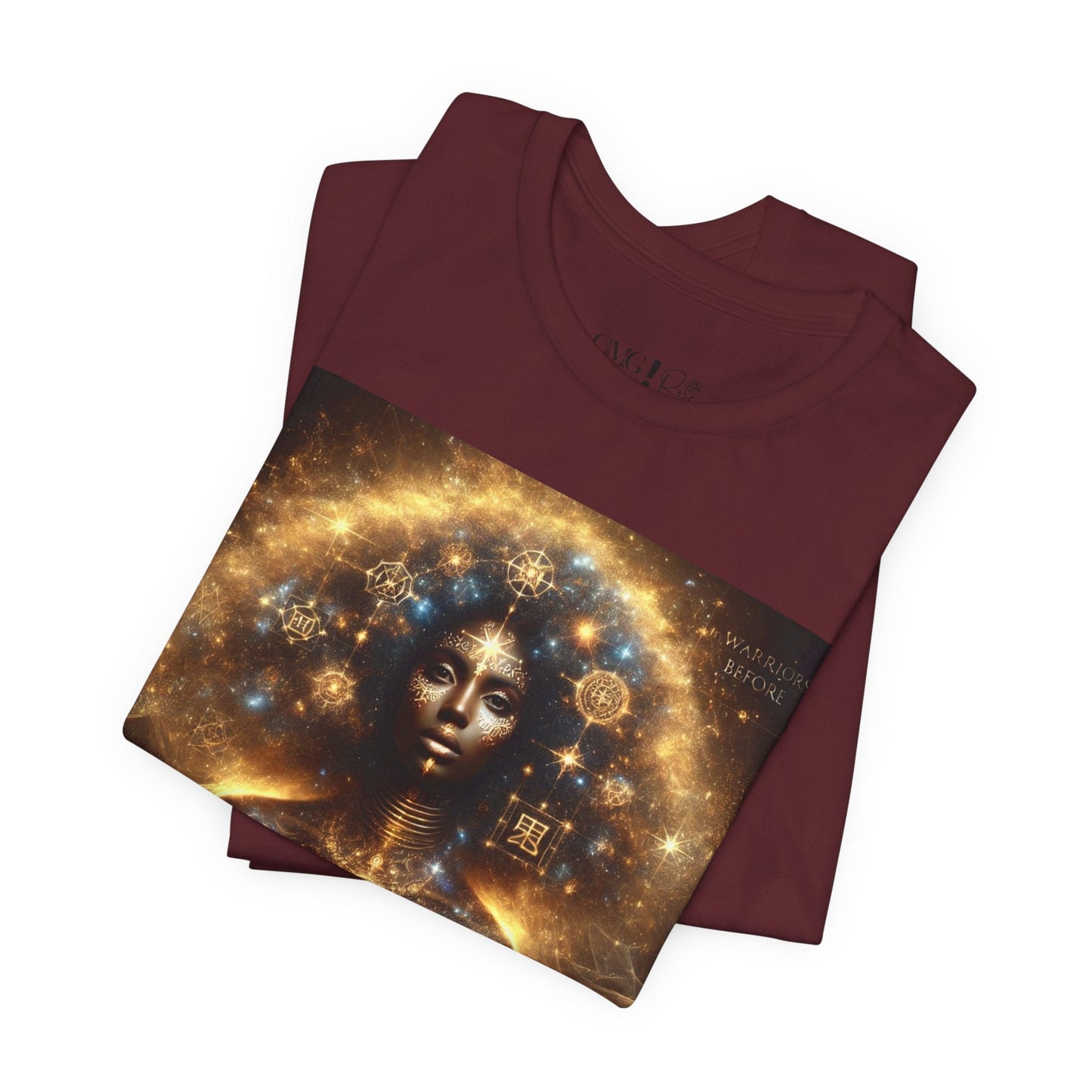 Wisdom & Power – Warrior’s Before Signature Tee | Goddess Frequency Collection - OMG! Rose