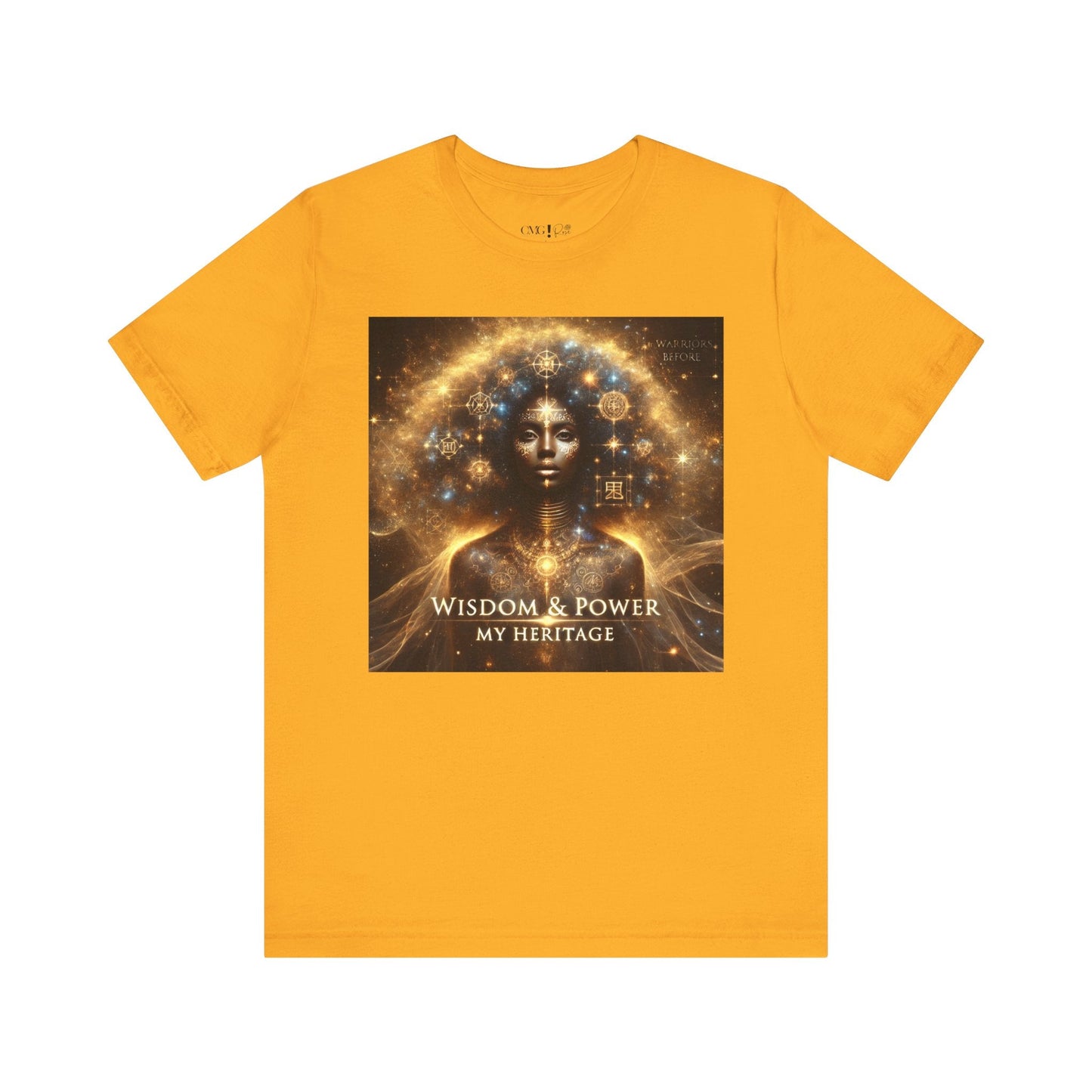Wisdom & Power – Warrior’s Before Signature Tee | Goddess Frequency Collection - OMG! Rose