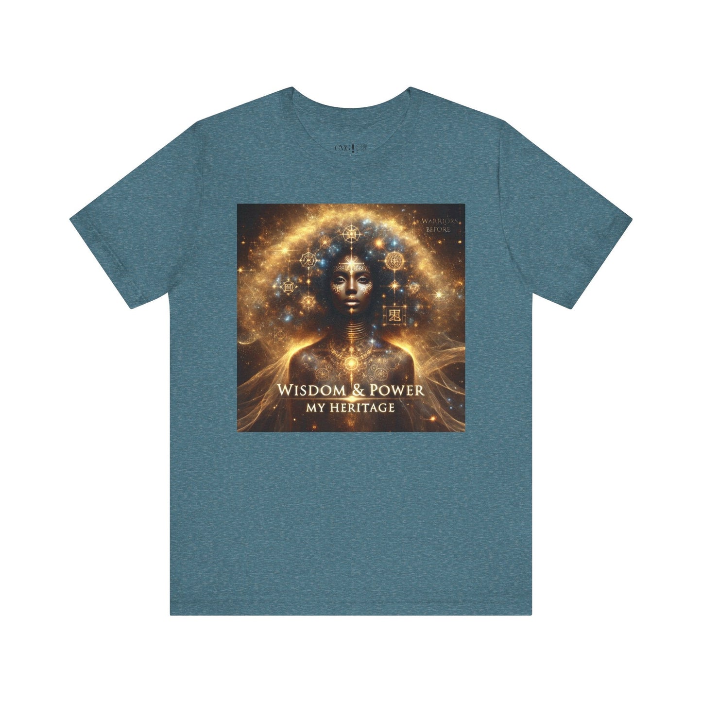 Wisdom & Power – Warrior’s Before Signature Tee | Goddess Frequency Collection - OMG! Rose