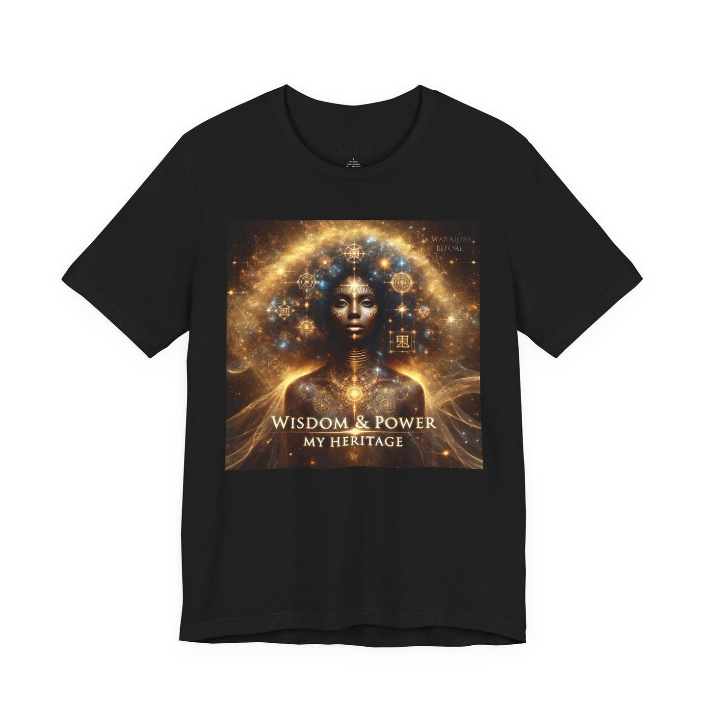Wisdom & Power – Warrior’s Before Signature Tee | Goddess Frequency Collection - OMG! Rose