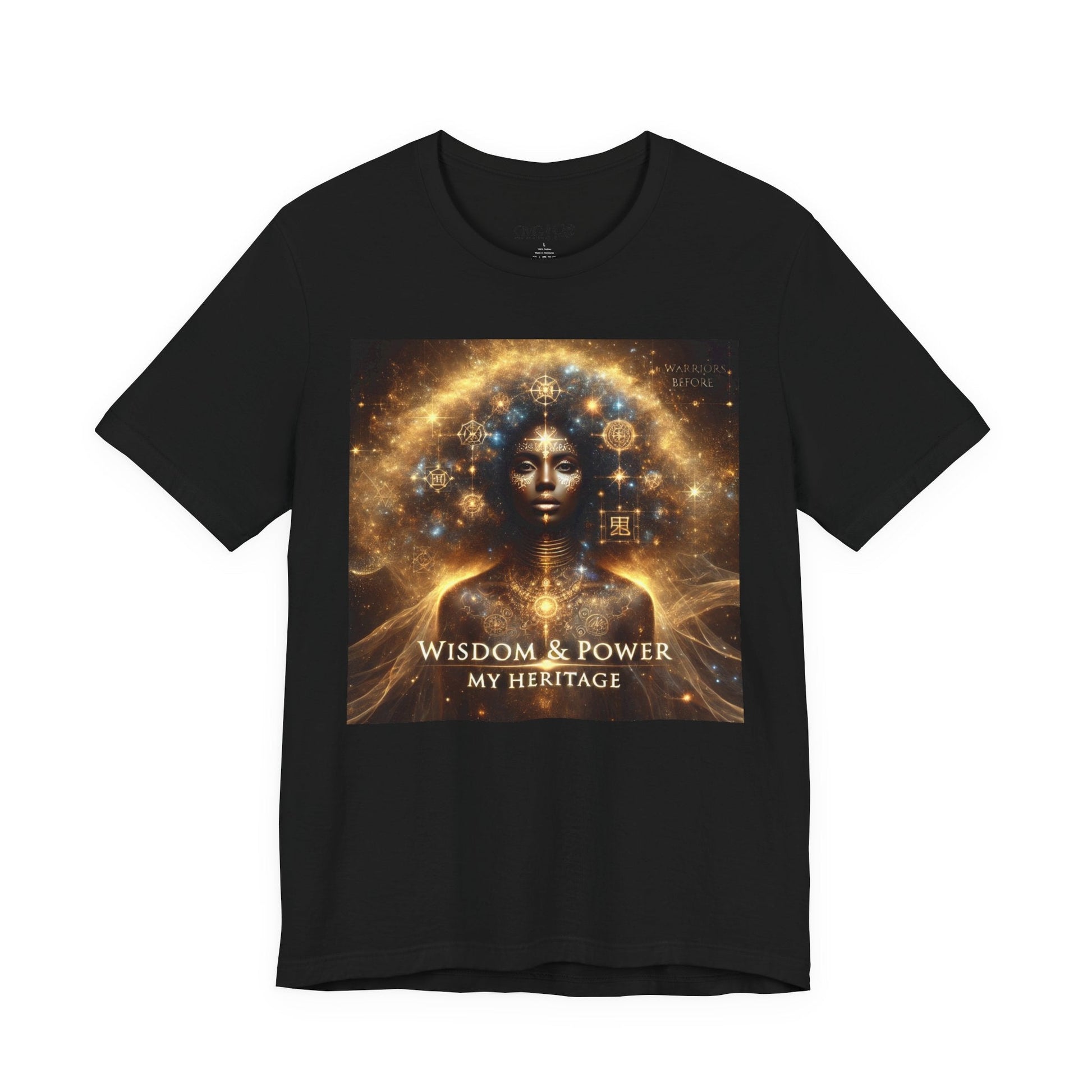 Wisdom & Power – Warrior’s Before Signature Tee | Goddess Frequency Collection - OMG! Rose