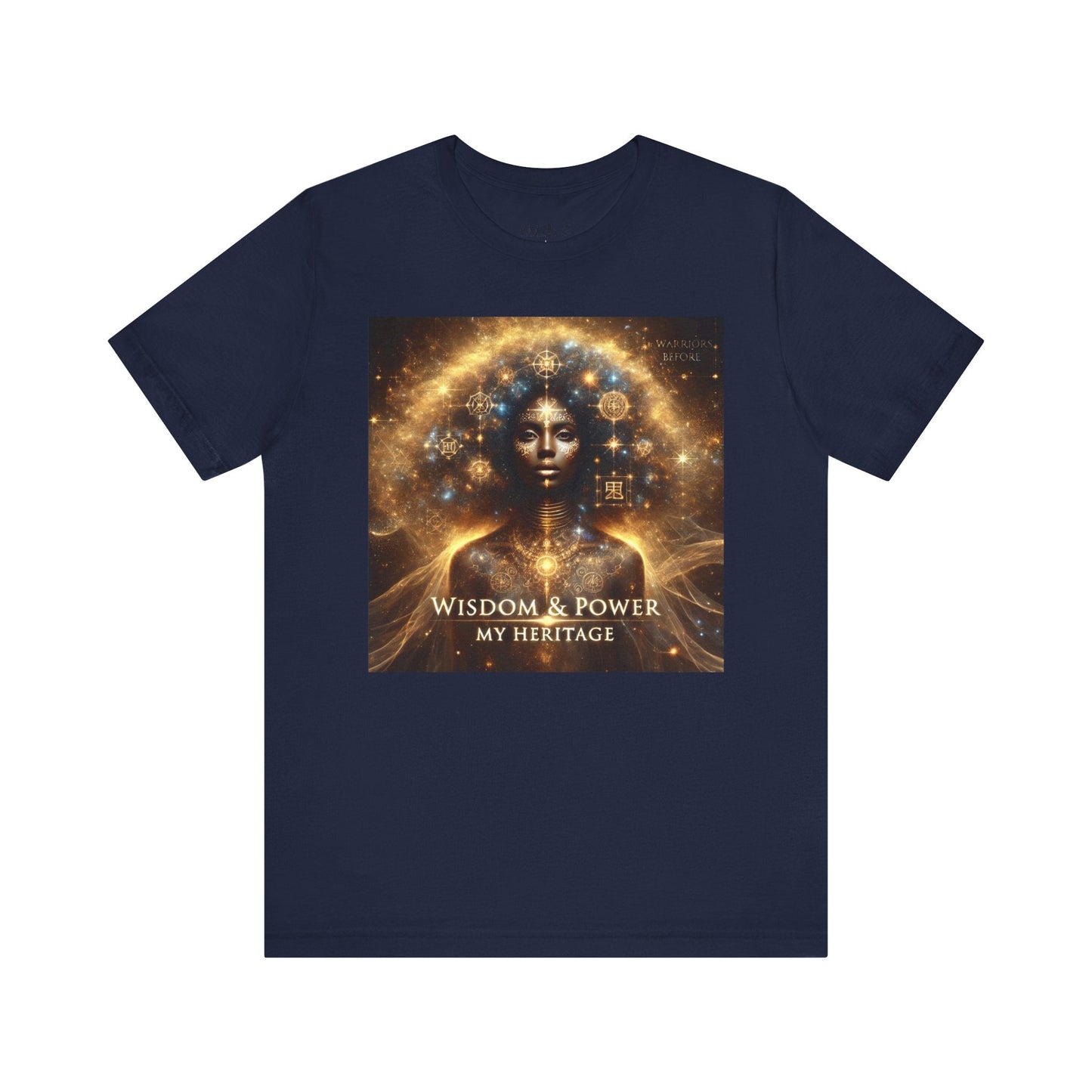 Wisdom & Power – Warrior’s Before Signature Tee | Goddess Frequency Collection - OMG! Rose