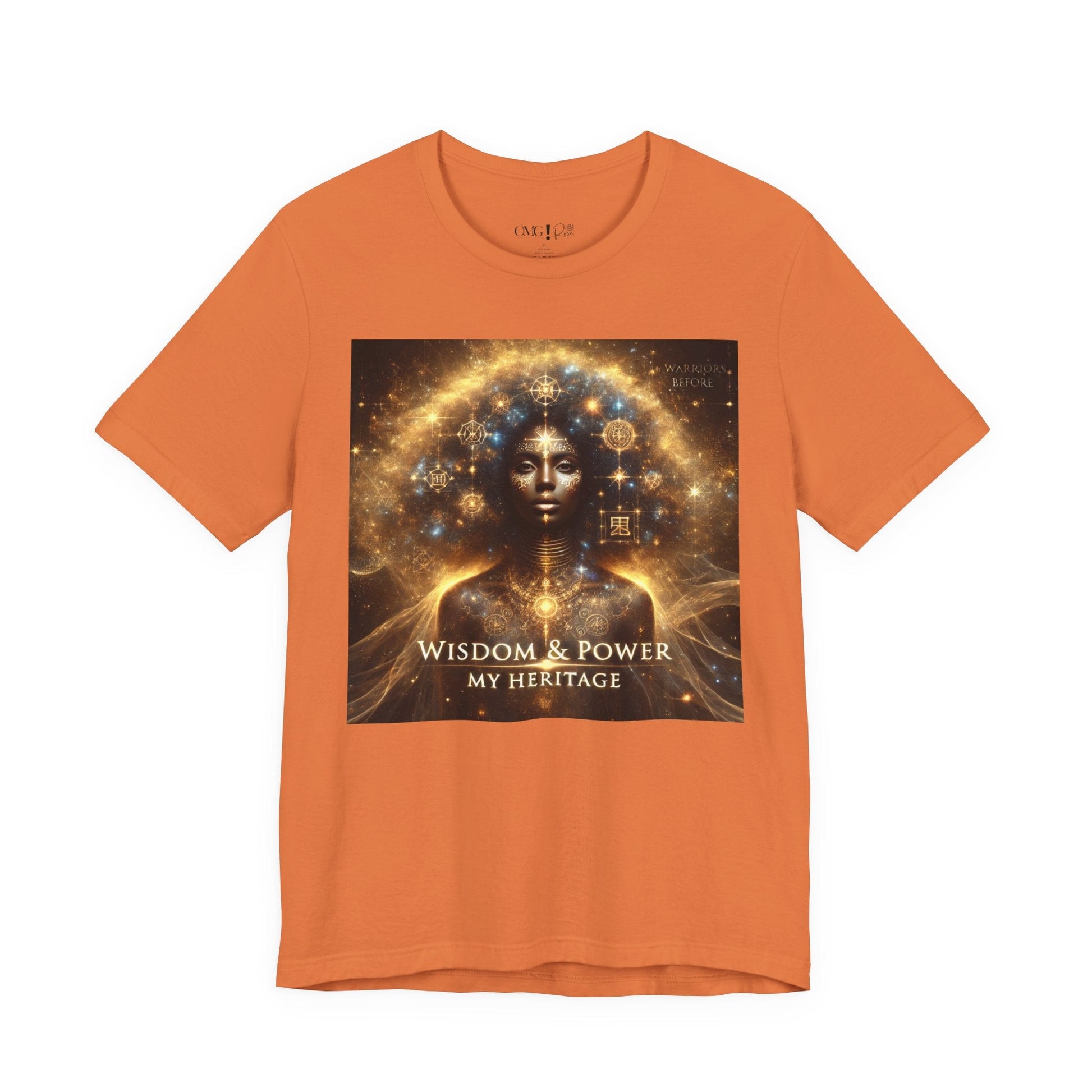 Wisdom & Power – Warrior’s Before Signature Tee | Goddess Frequency Collection - OMG! Rose