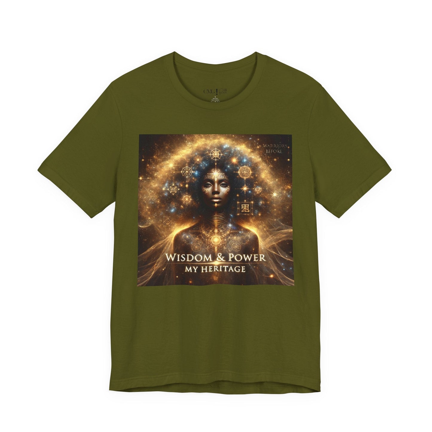 Wisdom & Power – Warrior’s Before Signature Tee | Goddess Frequency Collection - OMG! Rose