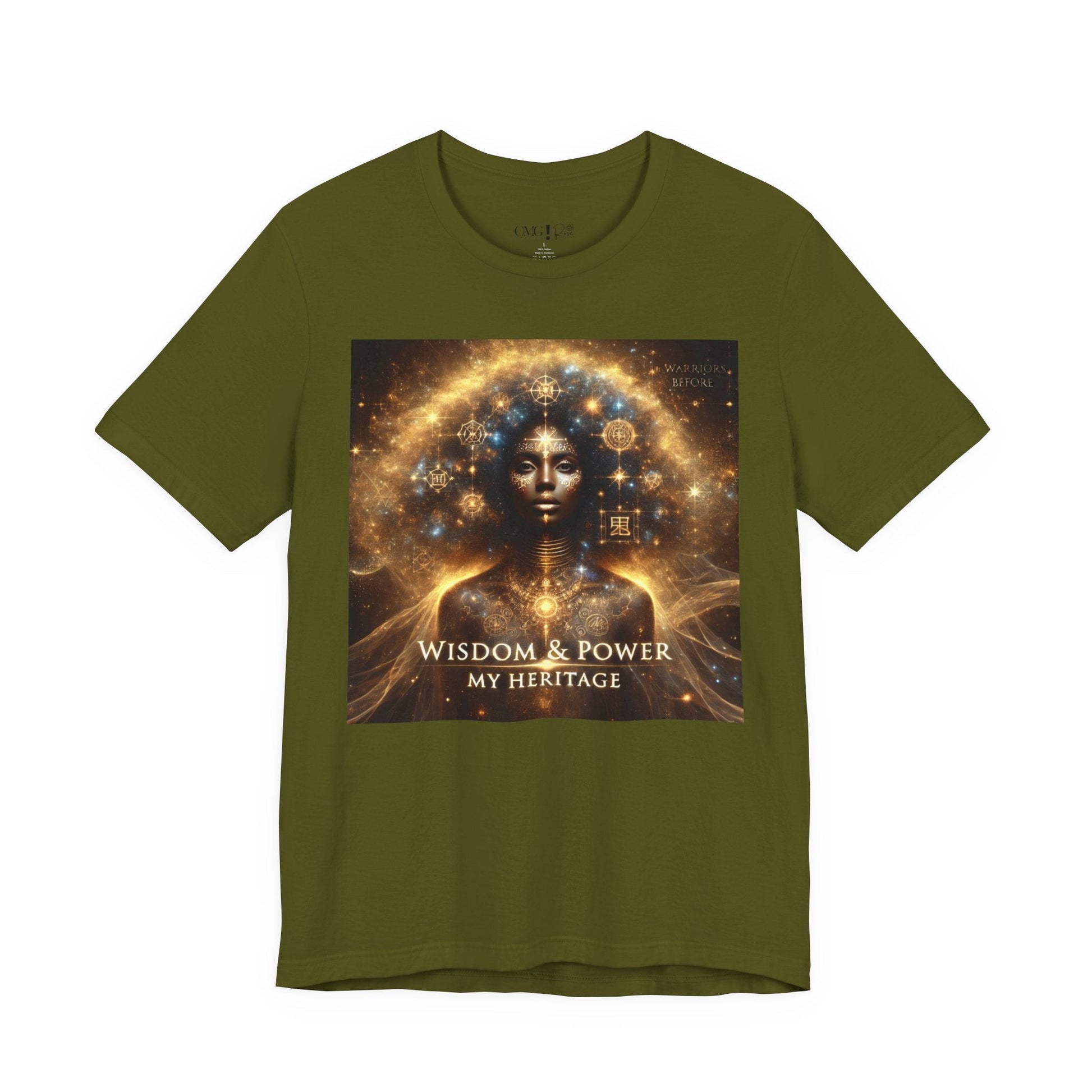 Wisdom & Power – Warrior’s Before Signature Tee | Goddess Frequency Collection - OMG! Rose