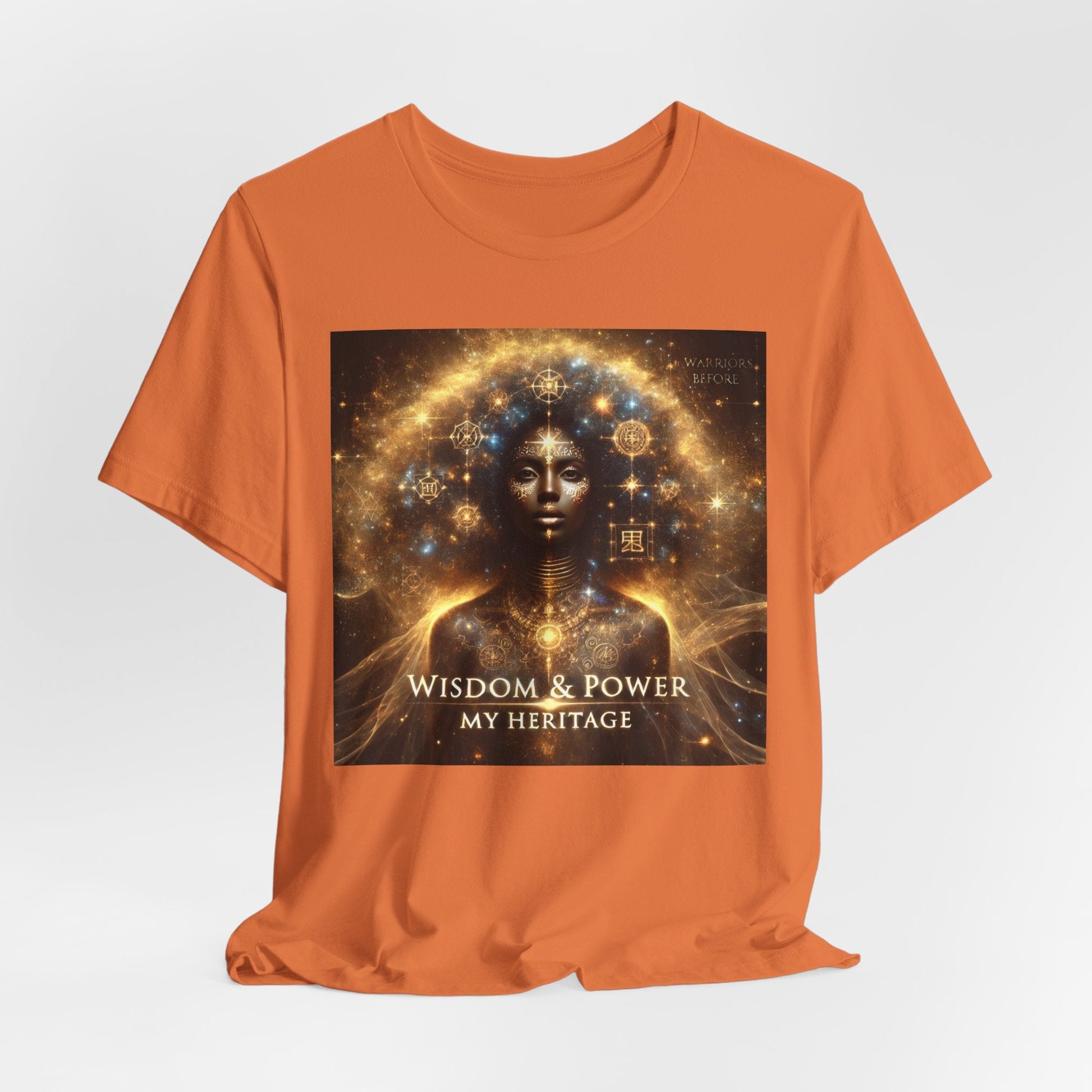 Wisdom & Power – Warrior’s Before Signature Tee | Goddess Frequency Collection - OMG! Rose