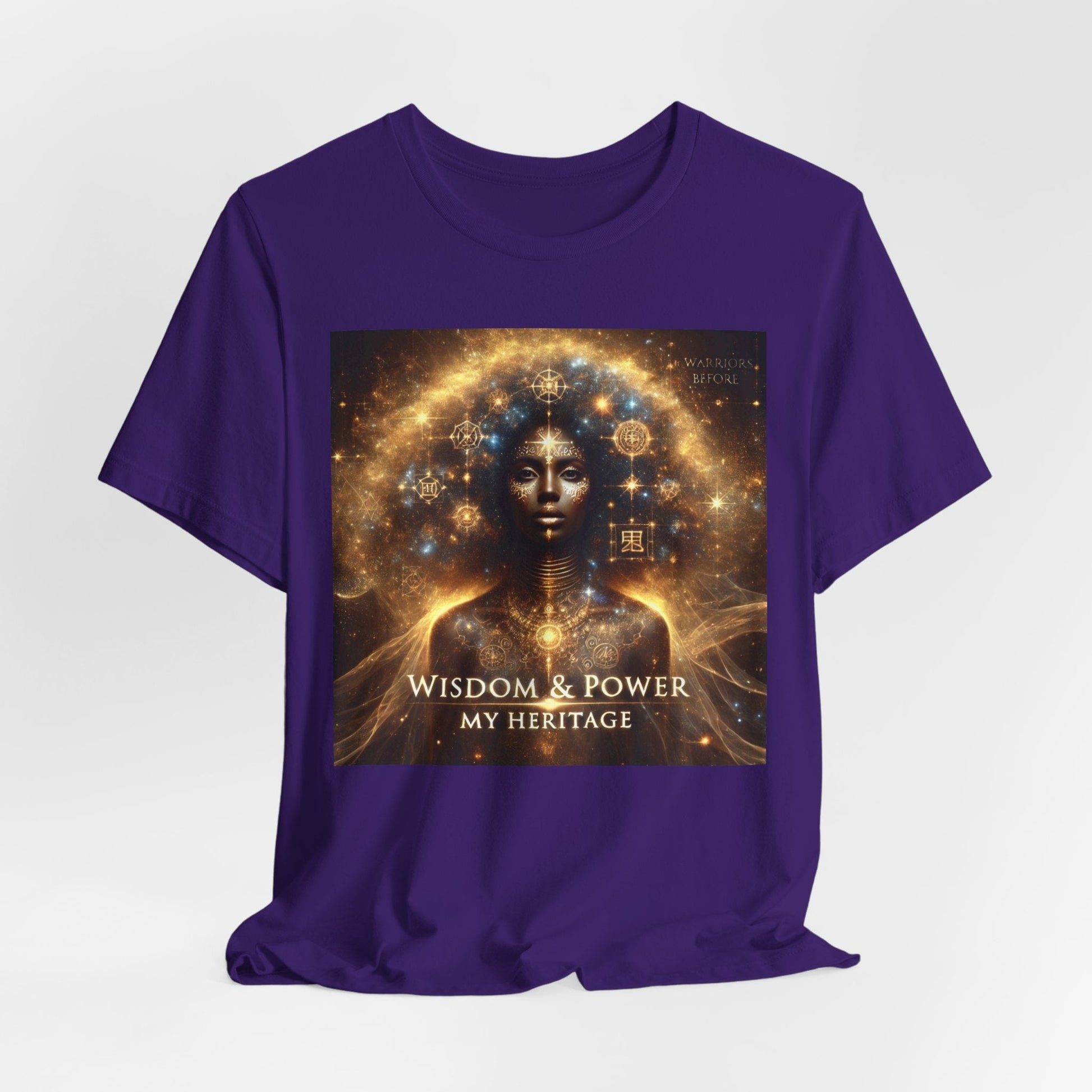 Wisdom & Power – Warrior’s Before Signature Tee | Goddess Frequency Collection - OMG! Rose