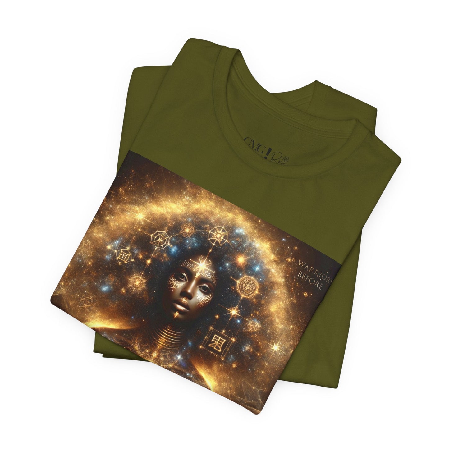 Wisdom & Power – Warrior’s Before Signature Tee | Goddess Frequency Collection - OMG! Rose