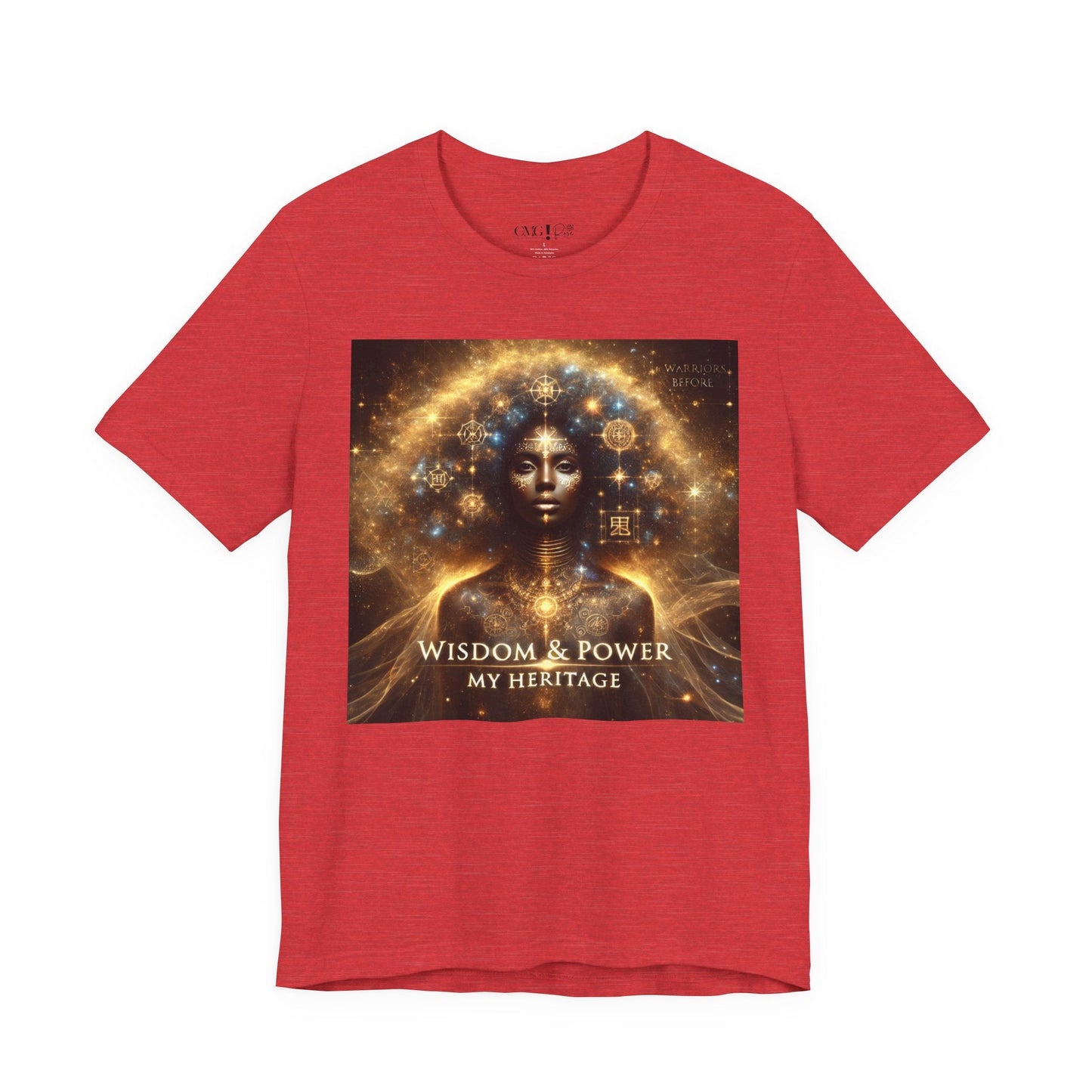 Wisdom & Power – Warrior’s Before Signature Tee | Goddess Frequency Collection - OMG! Rose