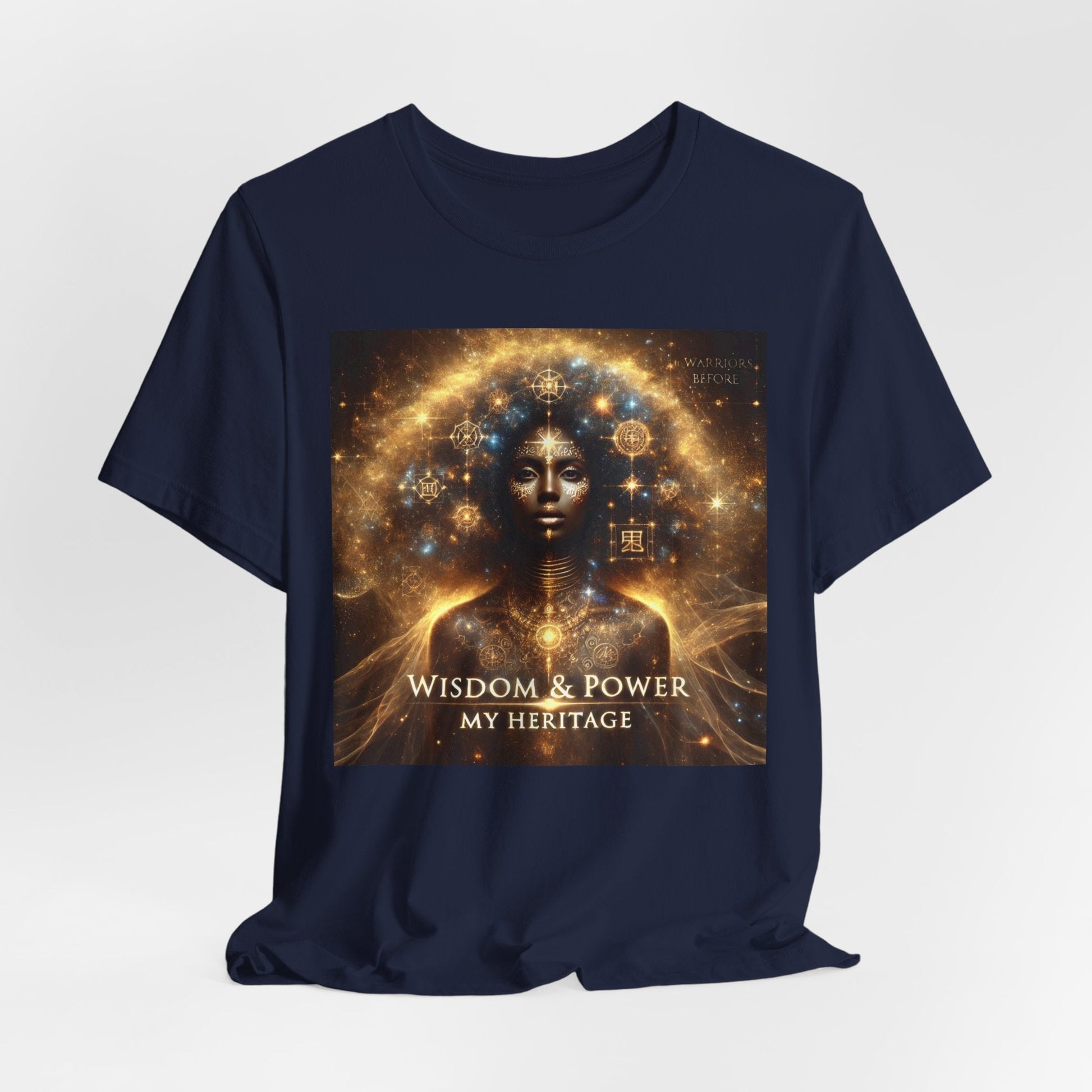 Wisdom & Power – Warrior’s Before Signature Tee | Goddess Frequency Collection - OMG! Rose