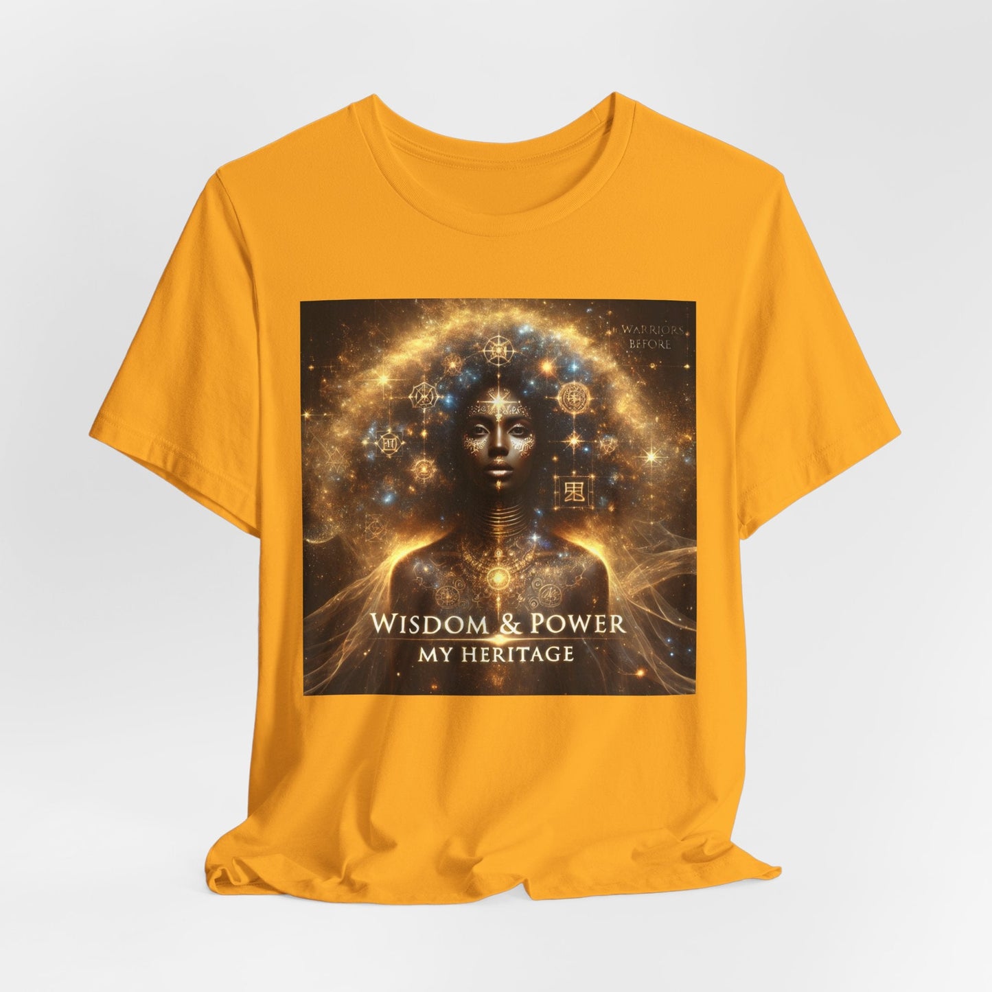 Wisdom & Power – Warrior’s Before Signature Tee | Goddess Frequency Collection - OMG! Rose