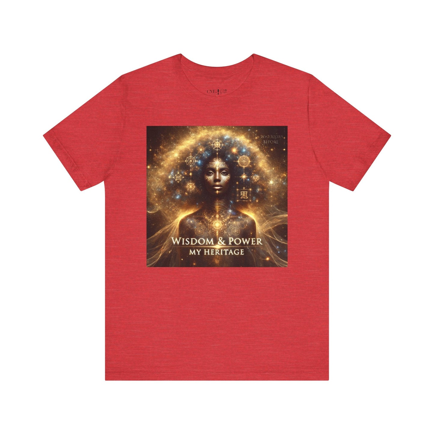 Wisdom & Power – Warrior’s Before Signature Tee | Goddess Frequency Collection - OMG! Rose