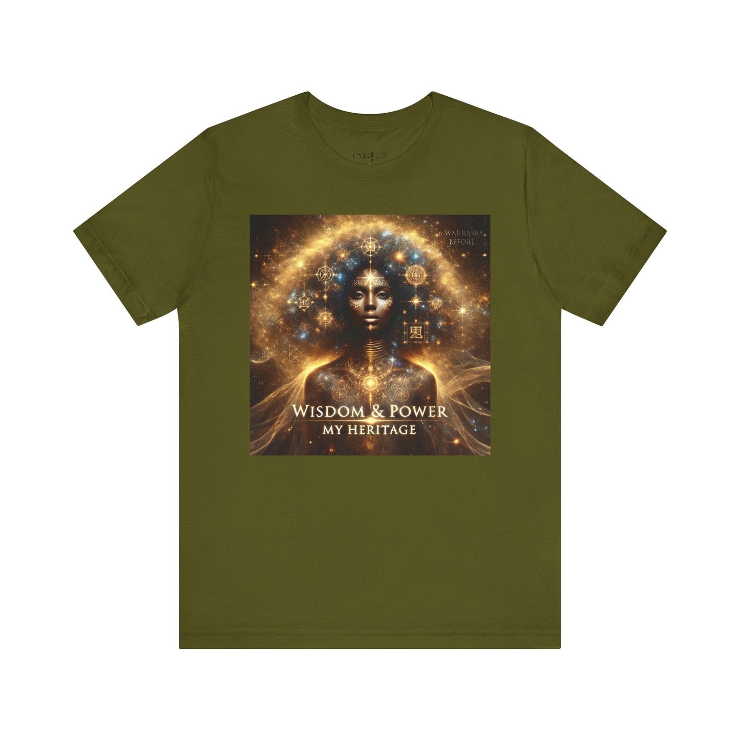Wisdom & Power – Warrior’s Before Signature Tee | Goddess Frequency Collection - OMG! Rose