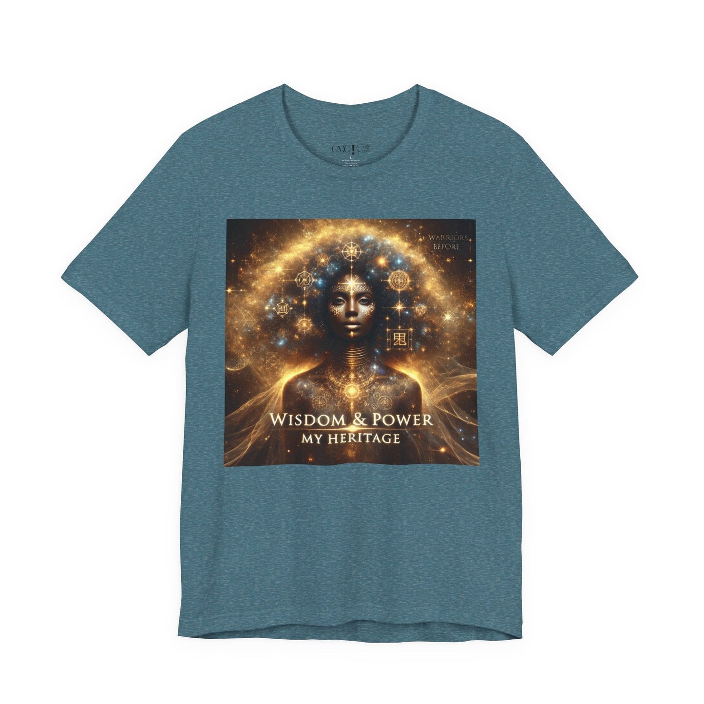 Wisdom & Power – Warrior’s Before Signature Tee | Goddess Frequency Collection - OMG! Rose