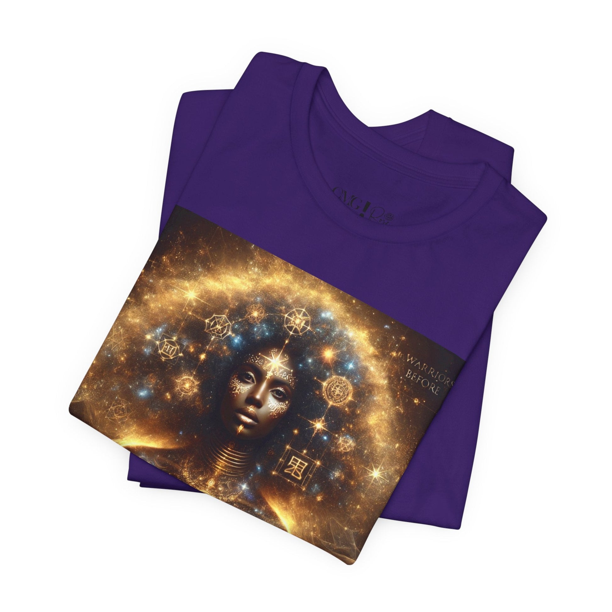 Wisdom & Power – Warrior’s Before Signature Tee | Goddess Frequency Collection - OMG! Rose