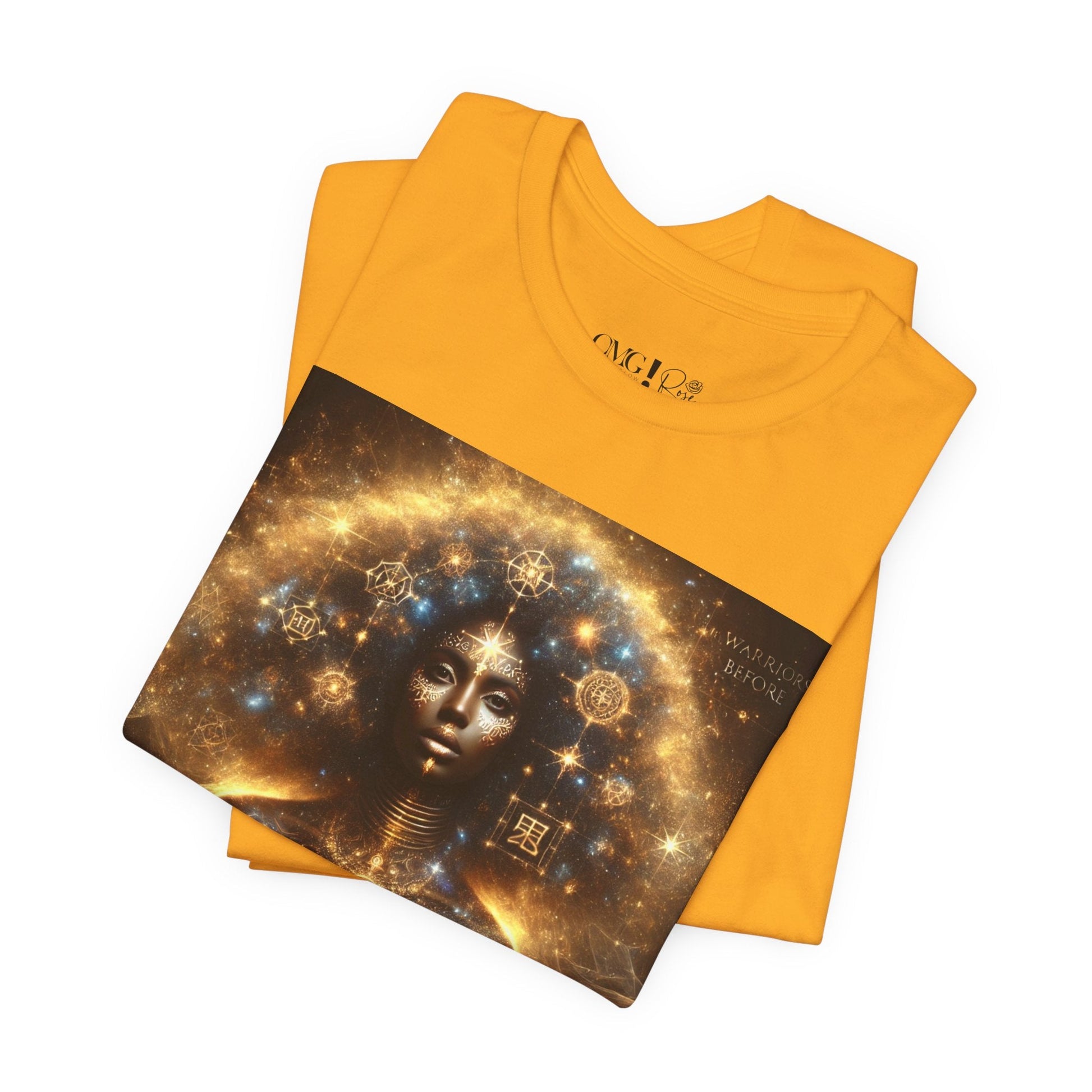 Wisdom & Power – Warrior’s Before Signature Tee | Goddess Frequency Collection - OMG! Rose