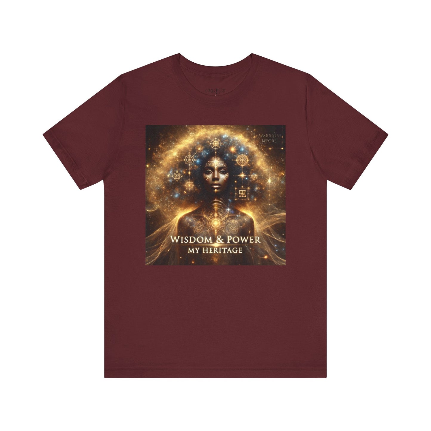 Wisdom & Power – Warrior’s Before Signature Tee | Goddess Frequency Collection - OMG! Rose